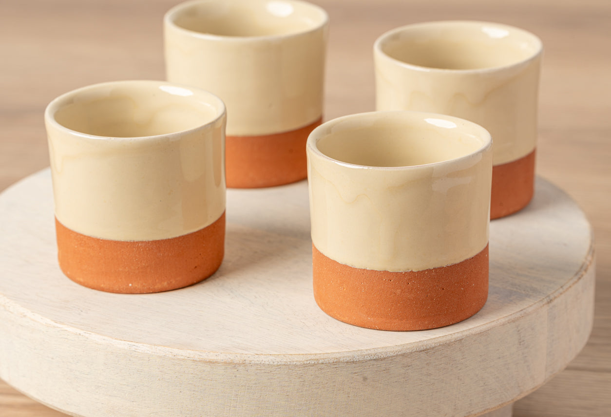 Moroccan Terracotta Cups - Set of 4