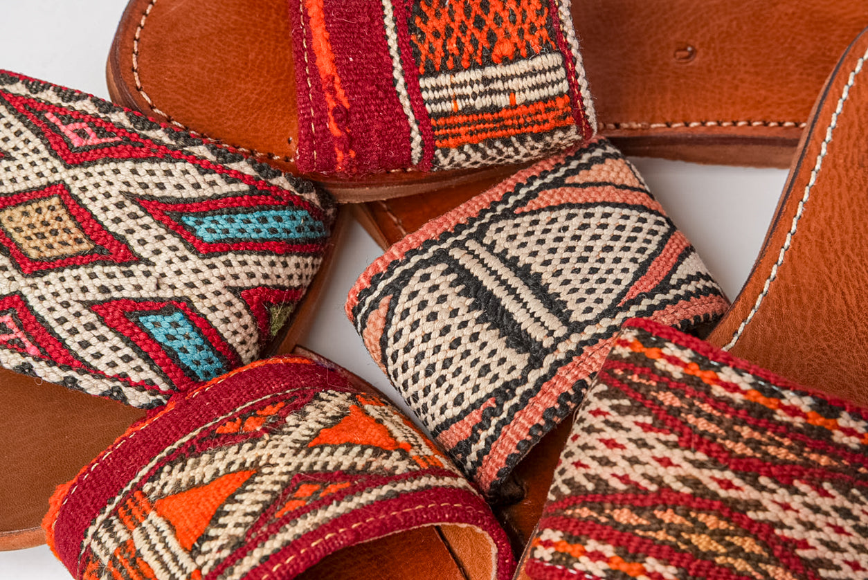 Moroccan Kilim Slides
