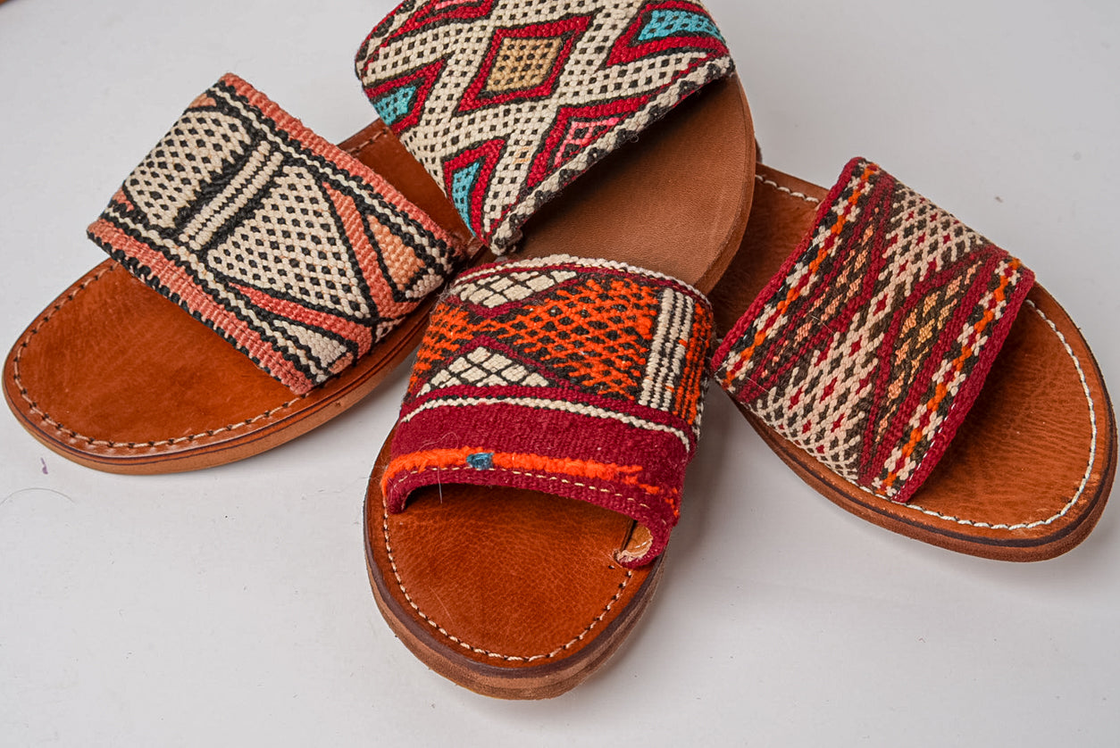 Moroccan Kilim Slides