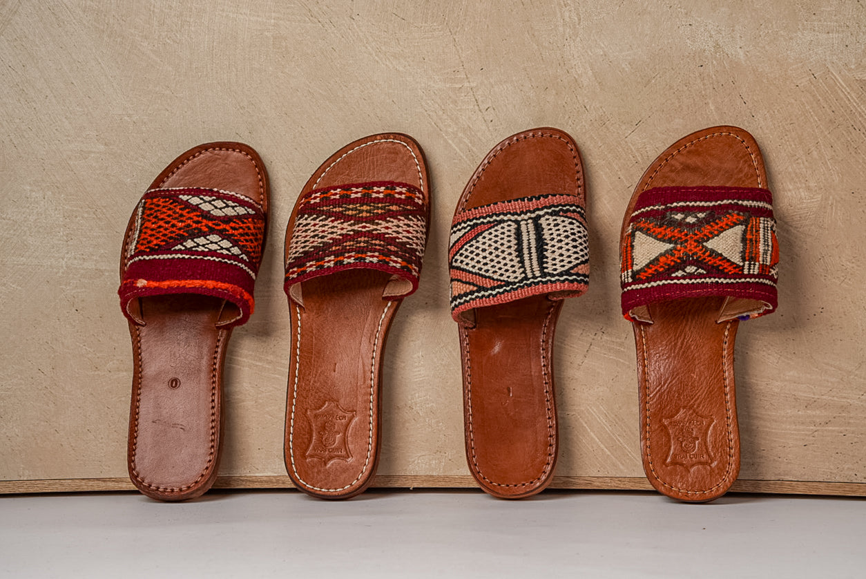Moroccan Kilim Slides