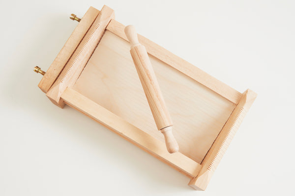 Chitarra Pasta Cutter 2 sided with beechwood frames and steel wires