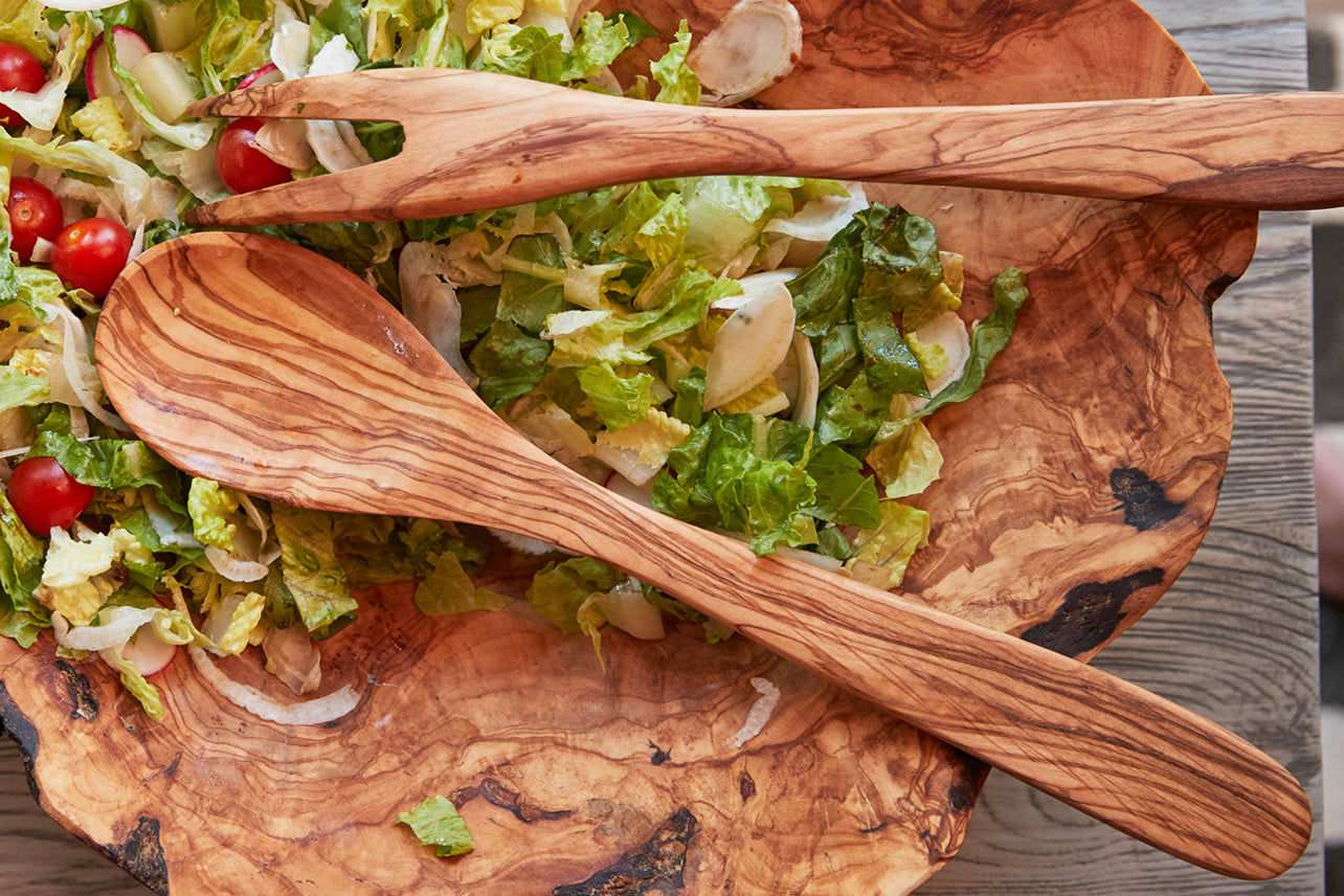 Verve Culture Italian Olivewood Serving Utensils