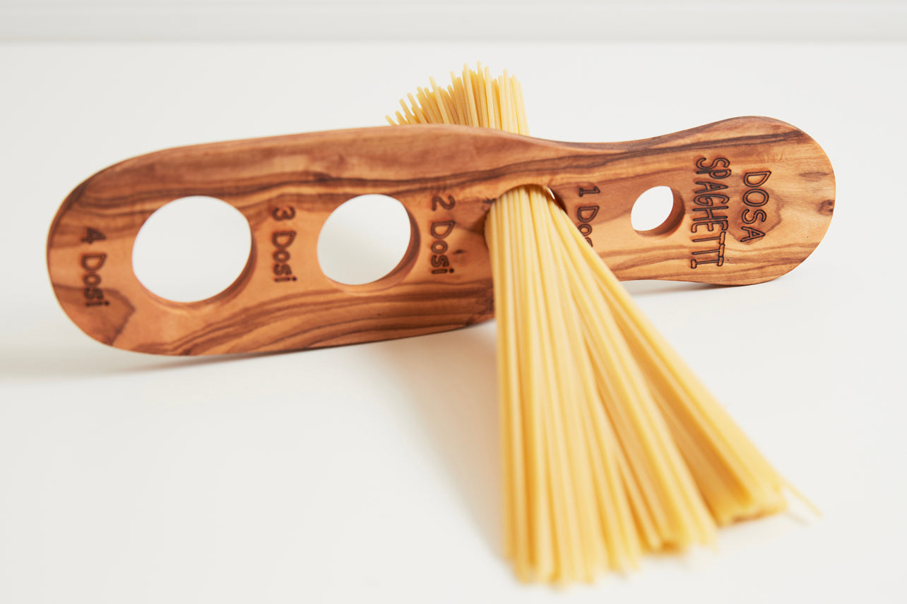 Italian Olivewood Spaghetti Measurer