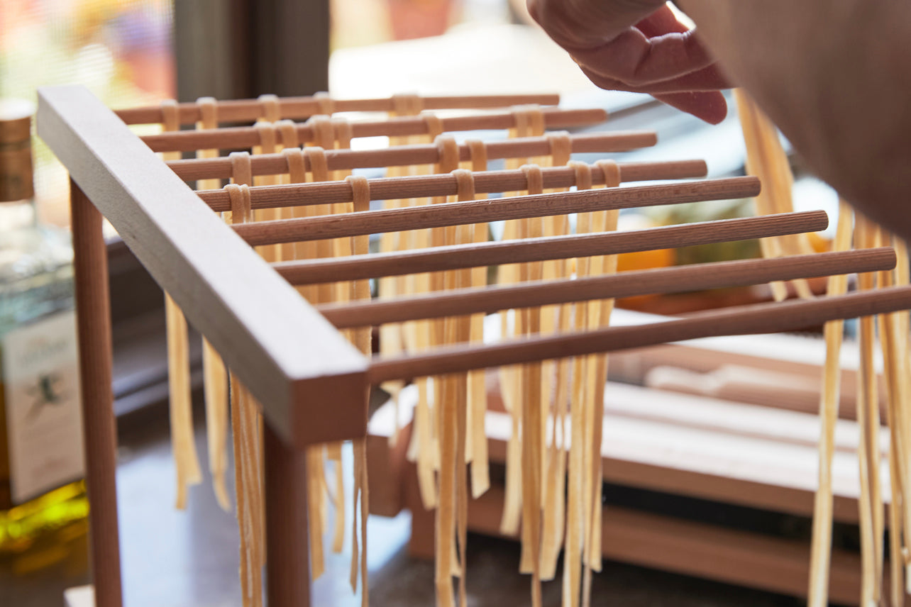 Italian Beechwood Collapsible Pasta Drying Rack