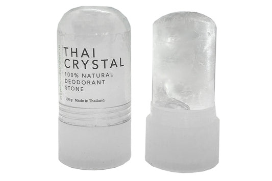 Thai Crystal Deodorant Stone - 100% Natural - Set of 2