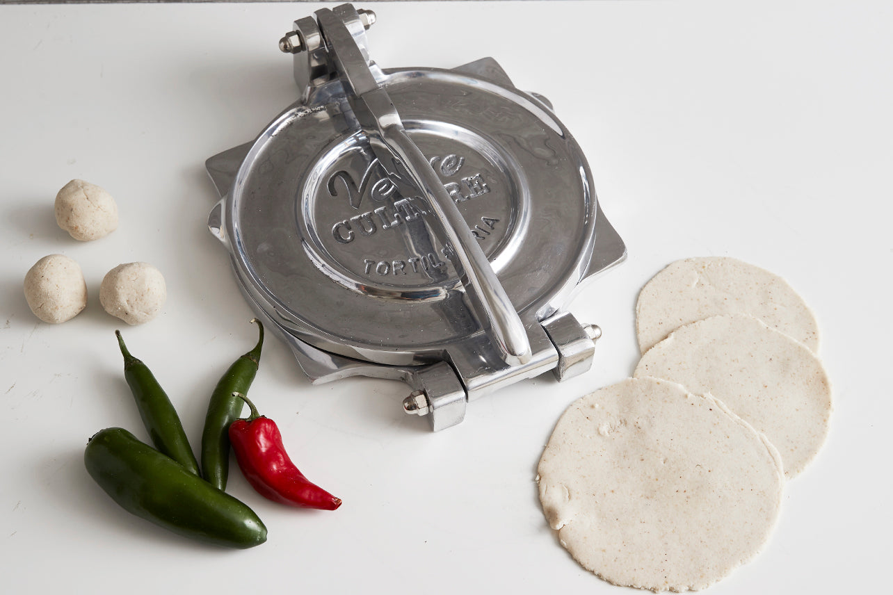 Vivicreate Tortilla Press,Tortilla Maker, Dough Press,Flour Tortilla Press, Rotis Press, Quesadilla,Tortilla Makers,Grey Color