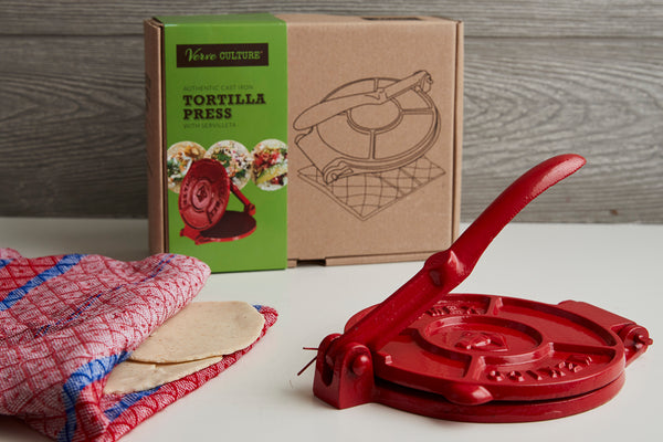 Cast Iron Tortilla Press Kit - The Shop by Cocina
